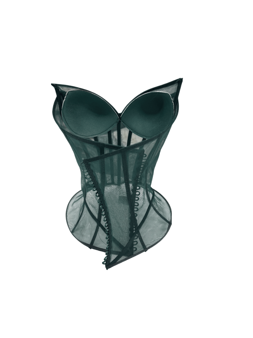 Transparent corset