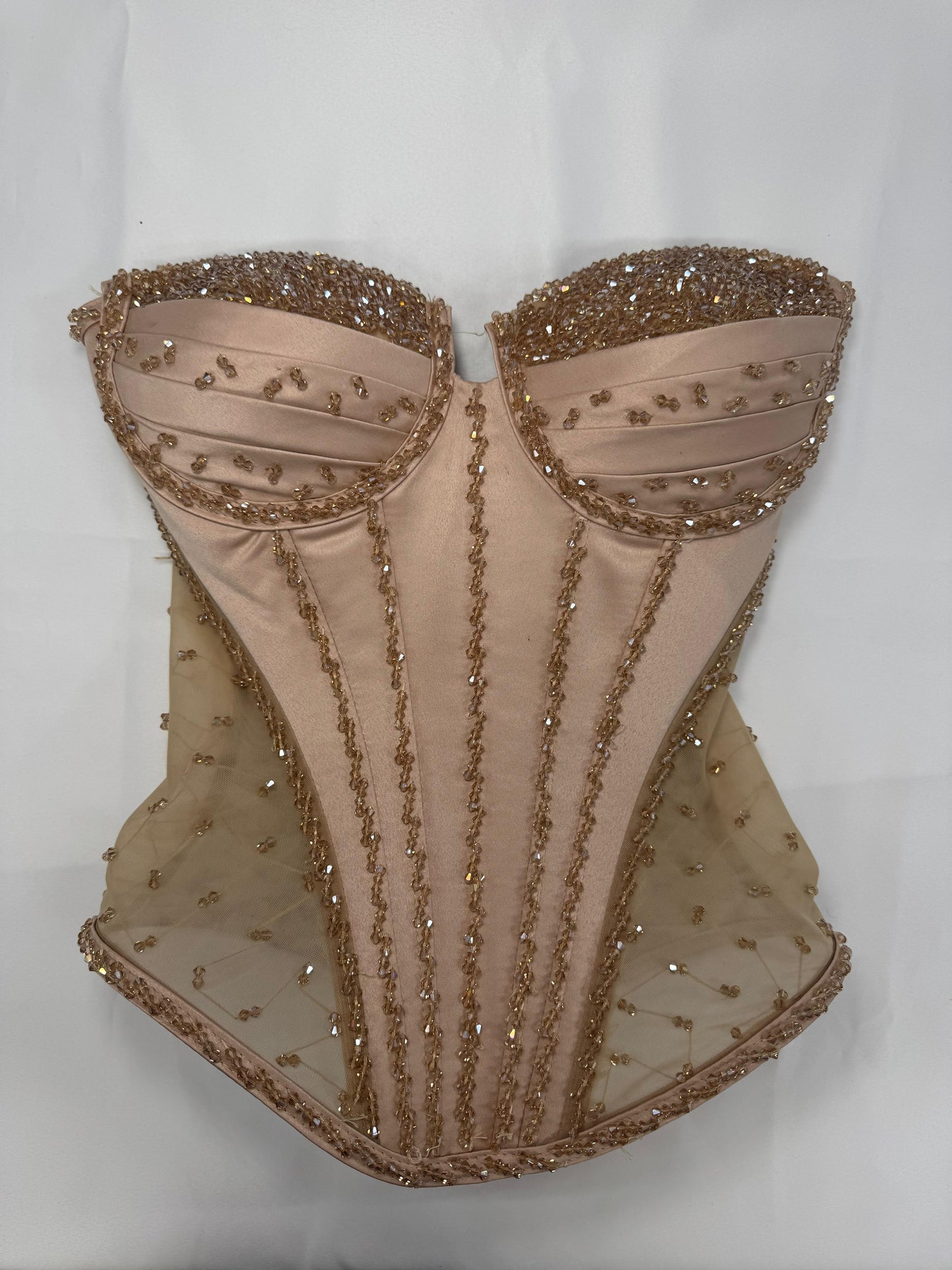 Hand Beaded Corset