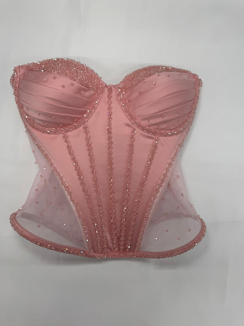 Hand Beaded Corset