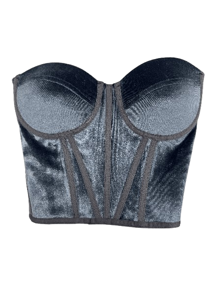Velvet corset