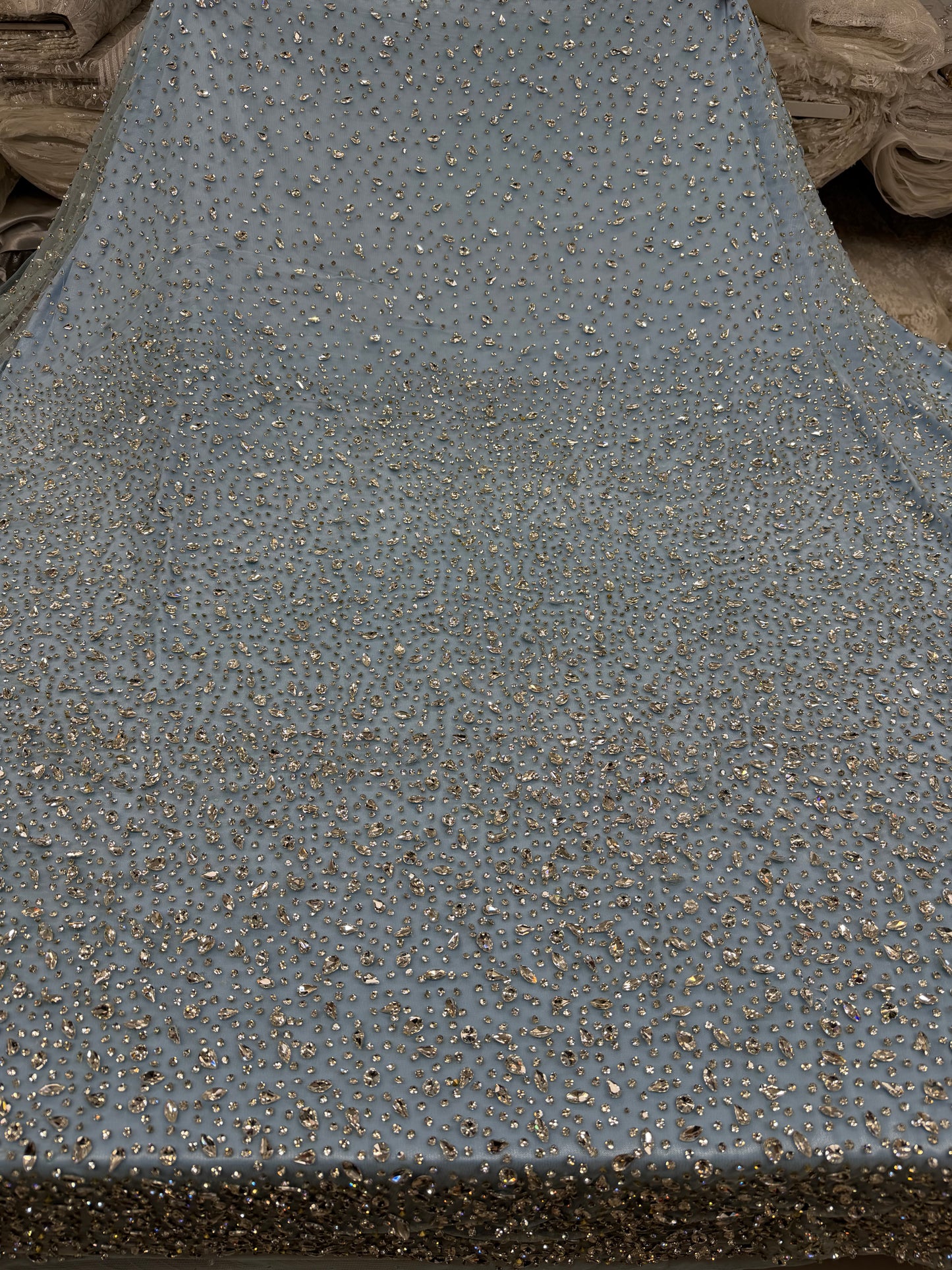 Rhinestone Crystal Lace