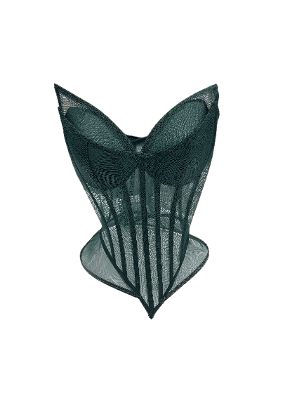 Transparent corset
