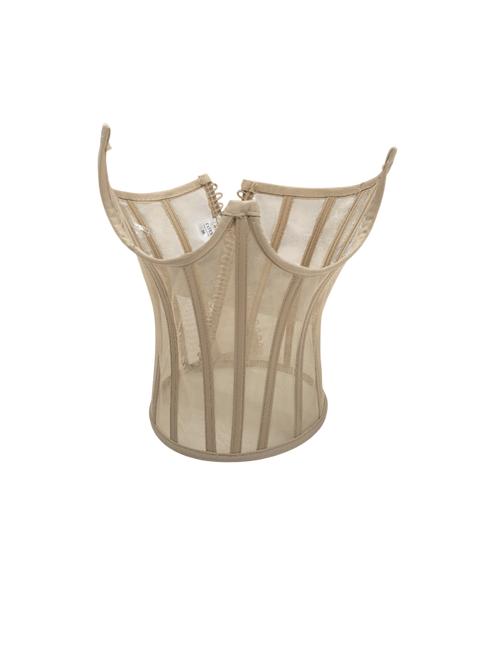 Transparent corset