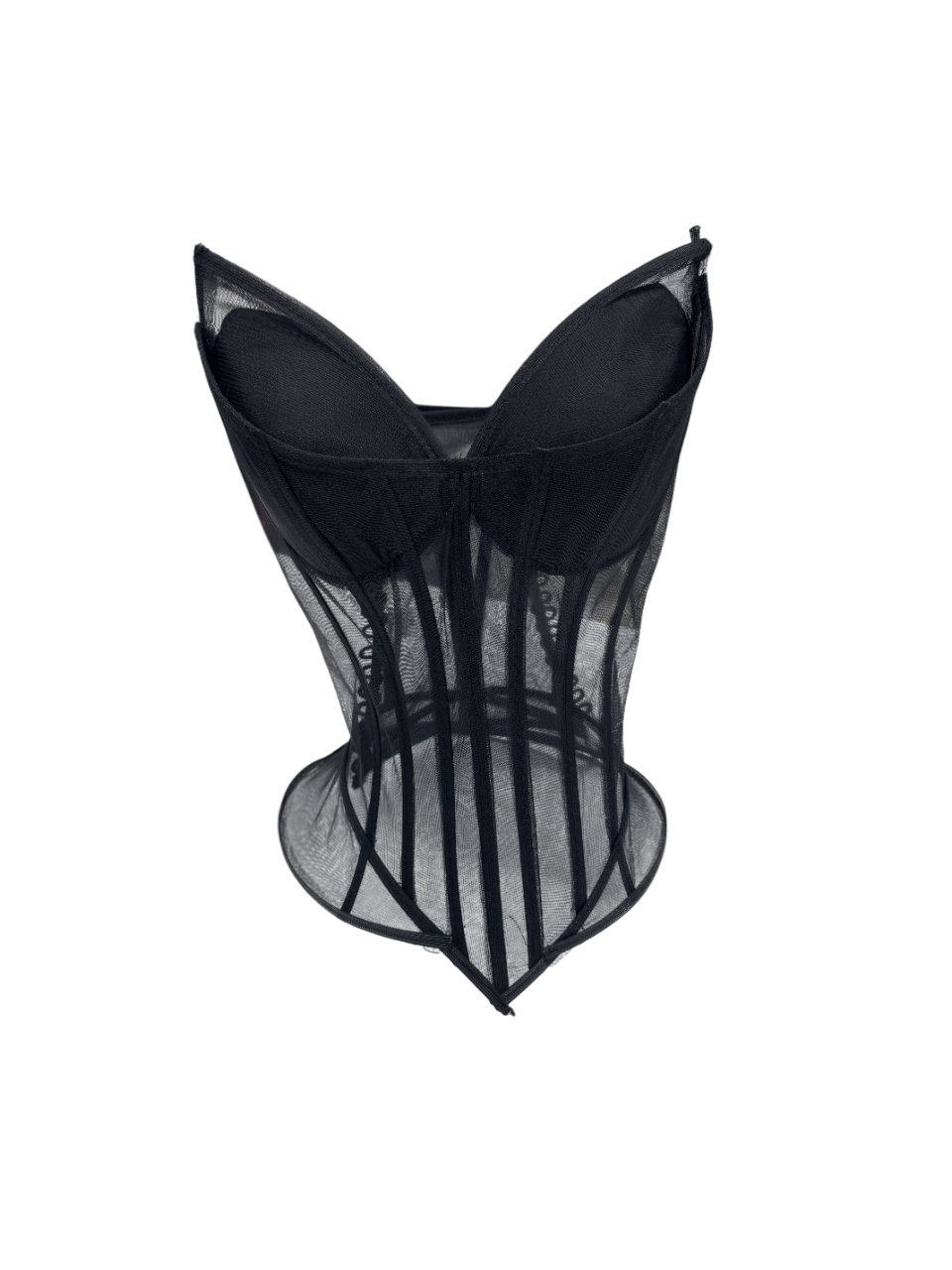 Transparent corset