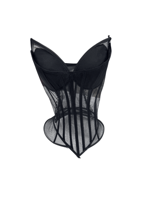 Transparent corset