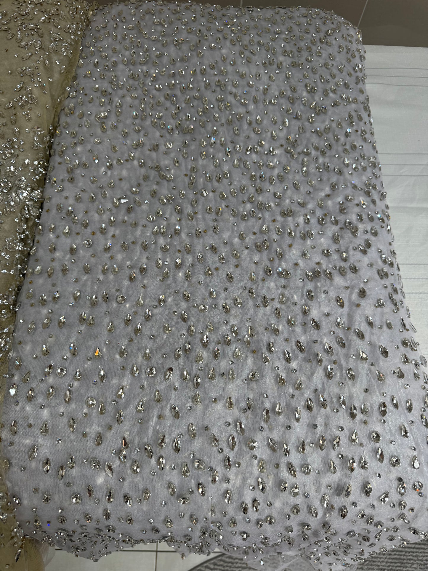 Rhinestone Crystal Lace