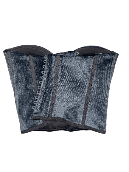 Velvet corset