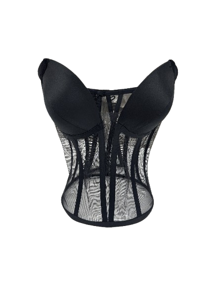 Transparent corset