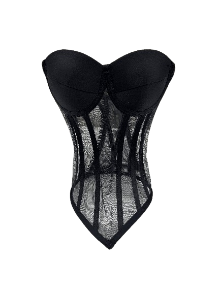 Transparent corset