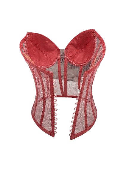 Transparent corset