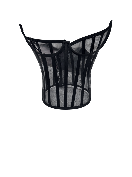 Transparent corset