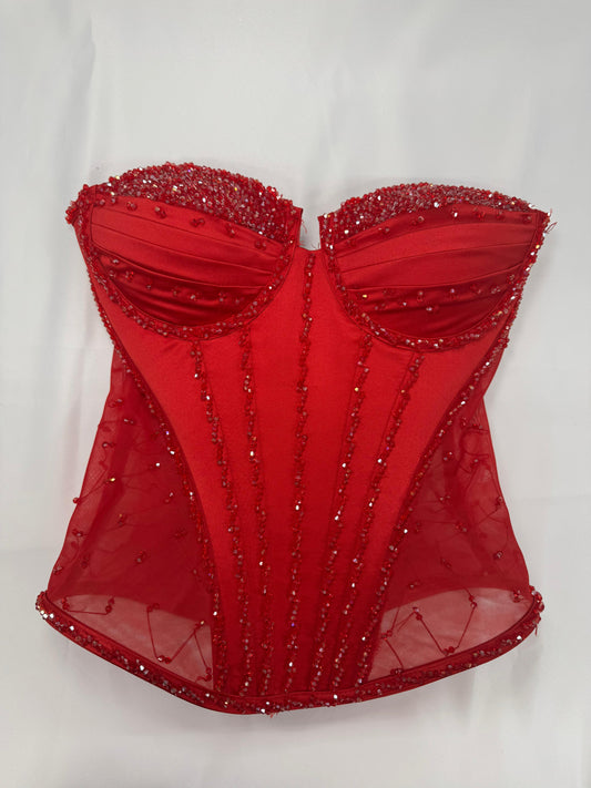 Hand Beaded Corset