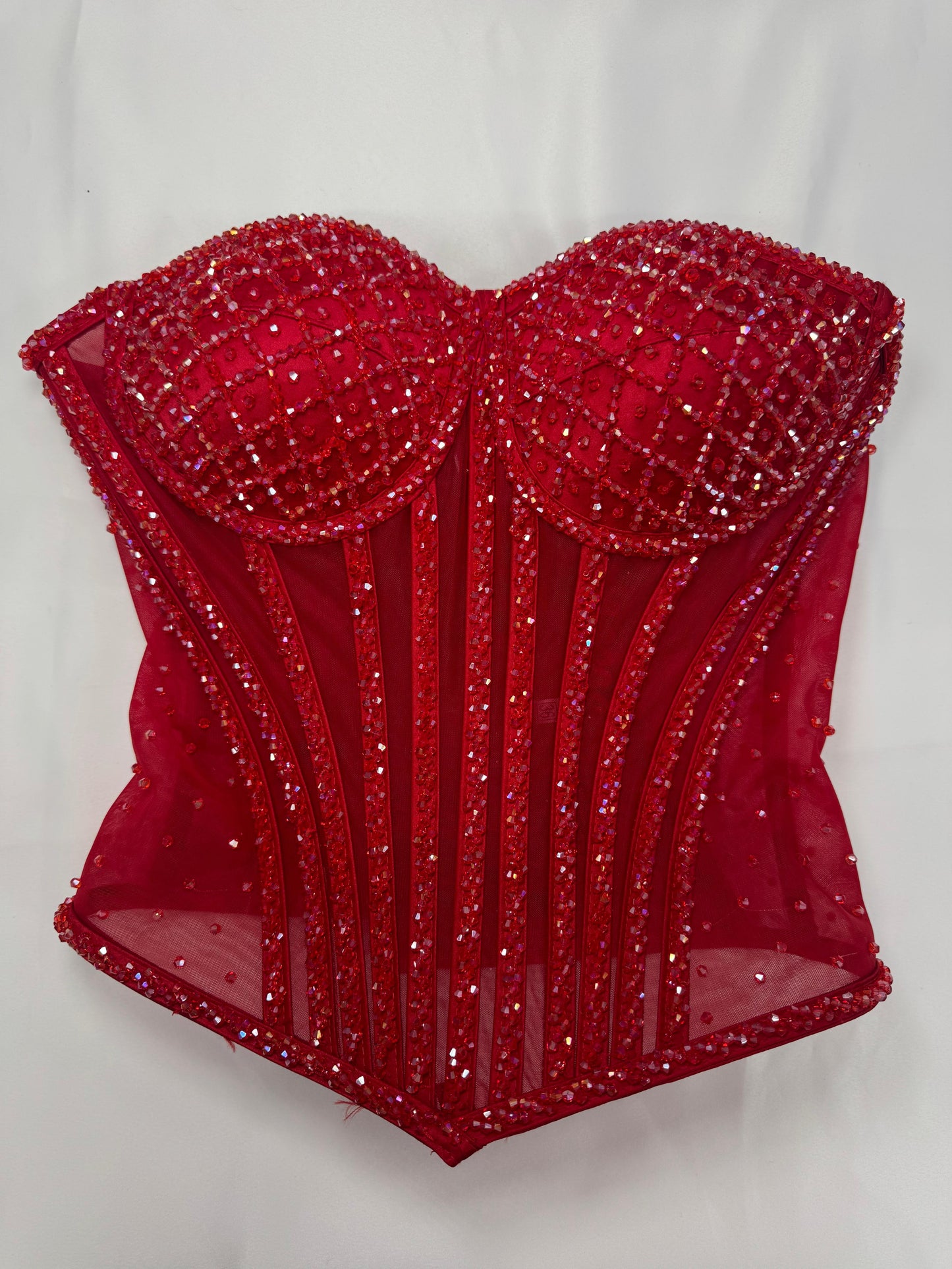 Hand Beaded Corset