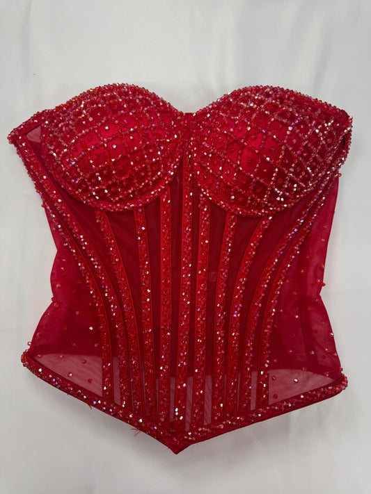 Hand Beaded Corset