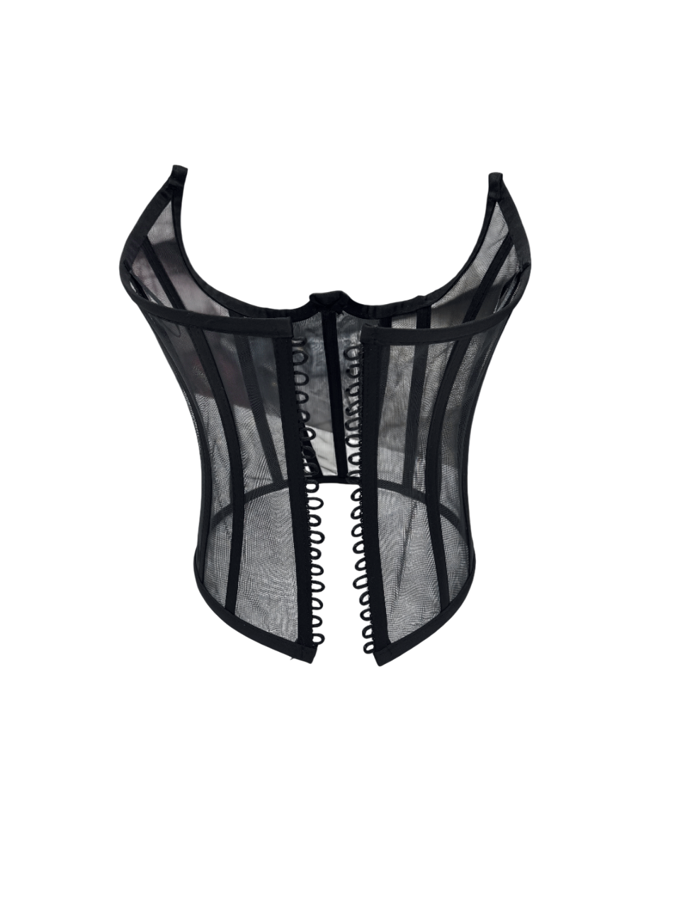 Transparent corset