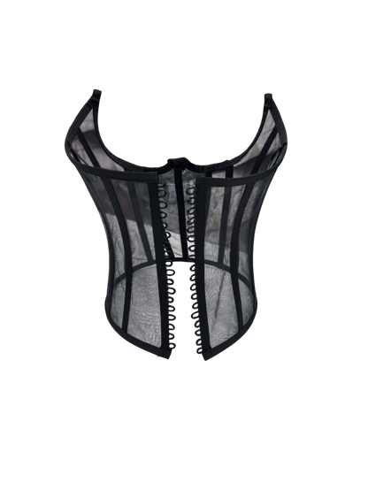 Transparent corset