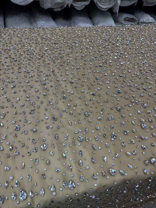 Rhinestone Crystal Lace