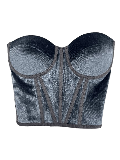 Velvet corset