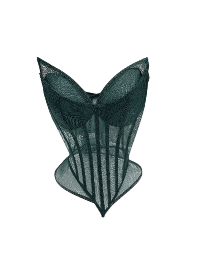 Transparent corset