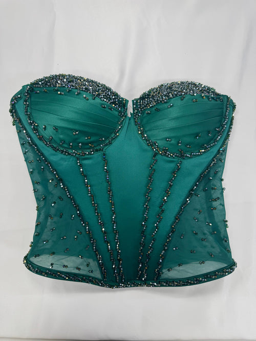 Hand Beaded Corset