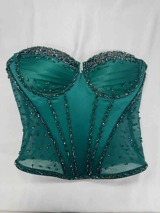 Hand Beaded Corset