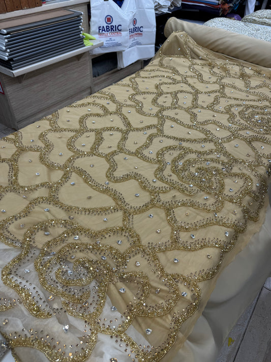 Rhinestone Crystal Lace