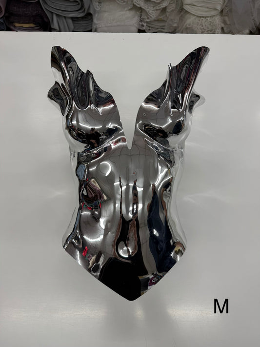 Medium Mirror Corset (Silver)