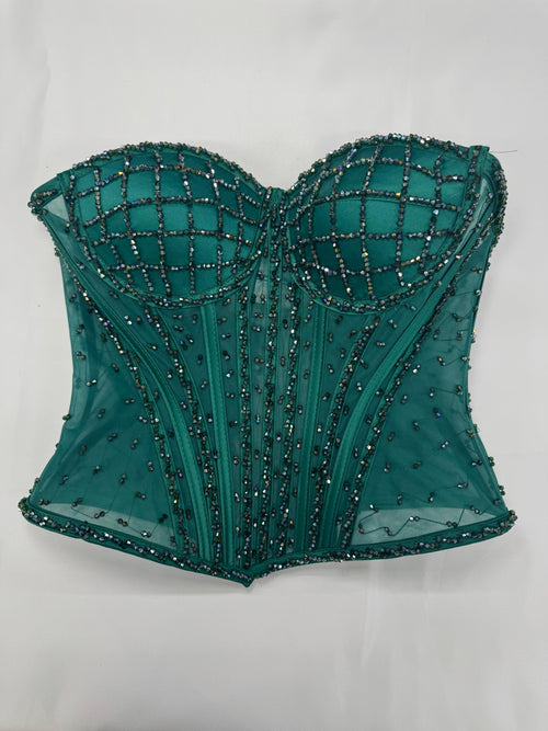 Hand Beaded Corset