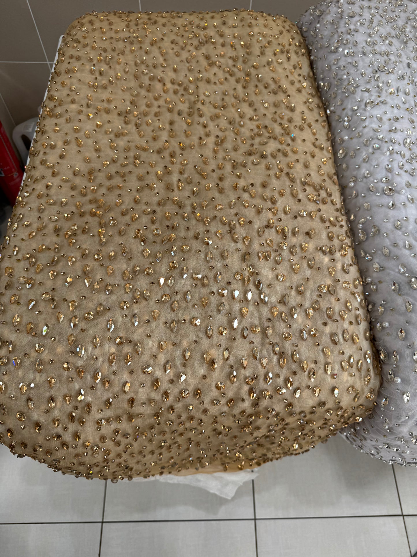 Rhinestone Crystal Lace