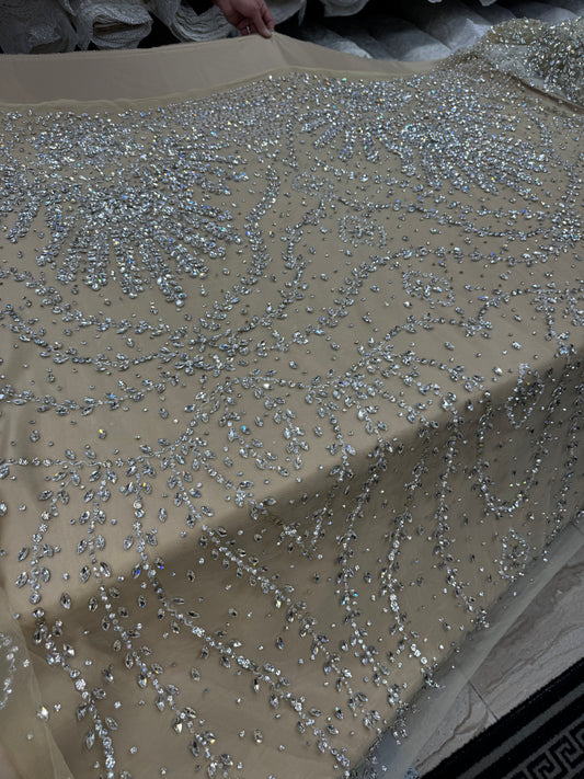 Rhinestone Crystal Lace