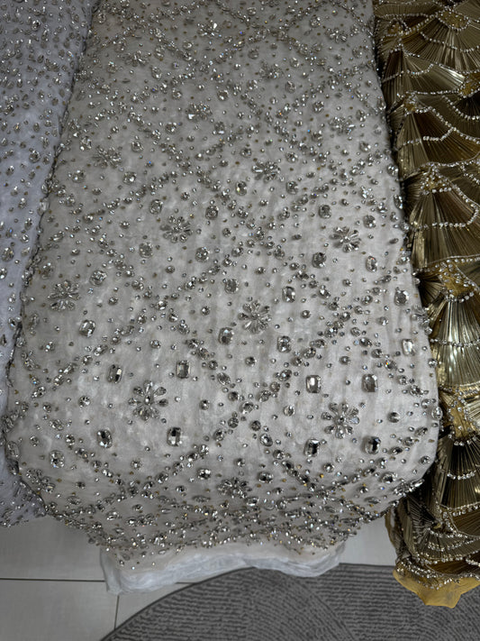 Rhinestone Crystal Lace