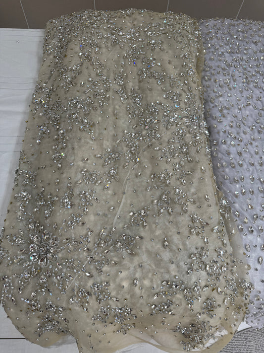 Rhinestone Crystal Lace