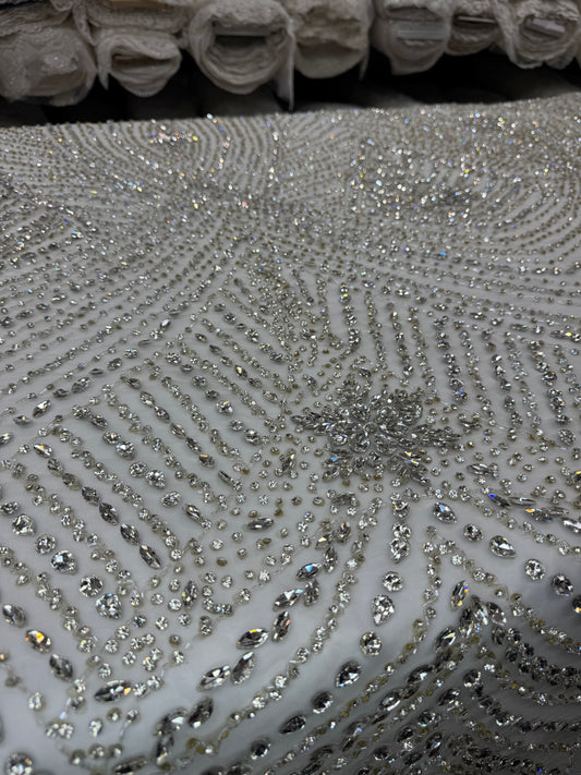 Rhinestone Crystal Lace
