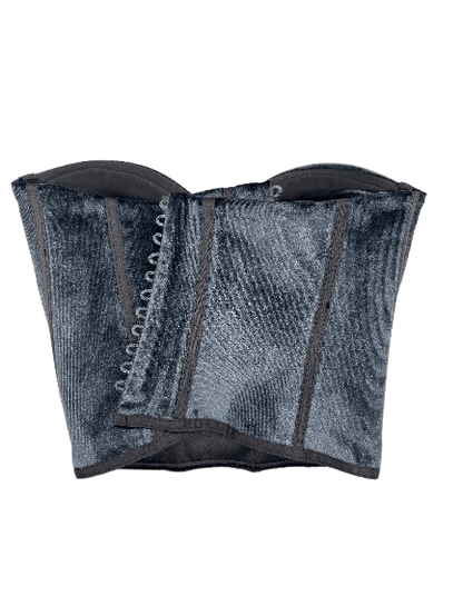 Velvet corset