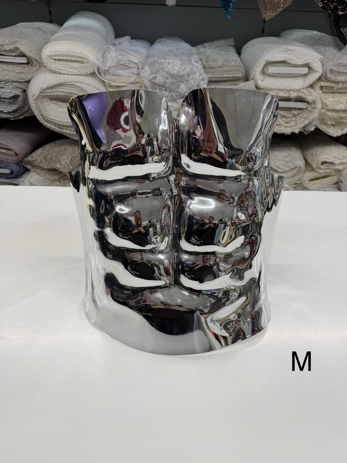 Medium Mirror Corset (Silver)