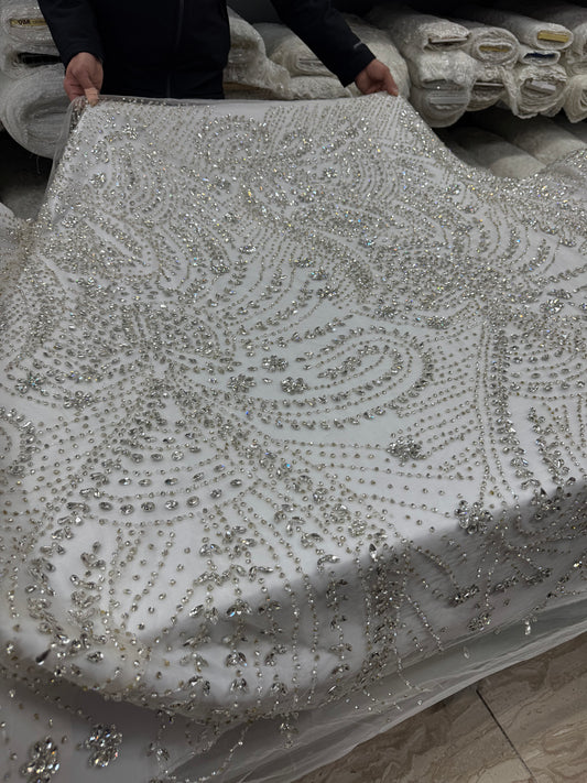 Rhinestone Crystal Lace