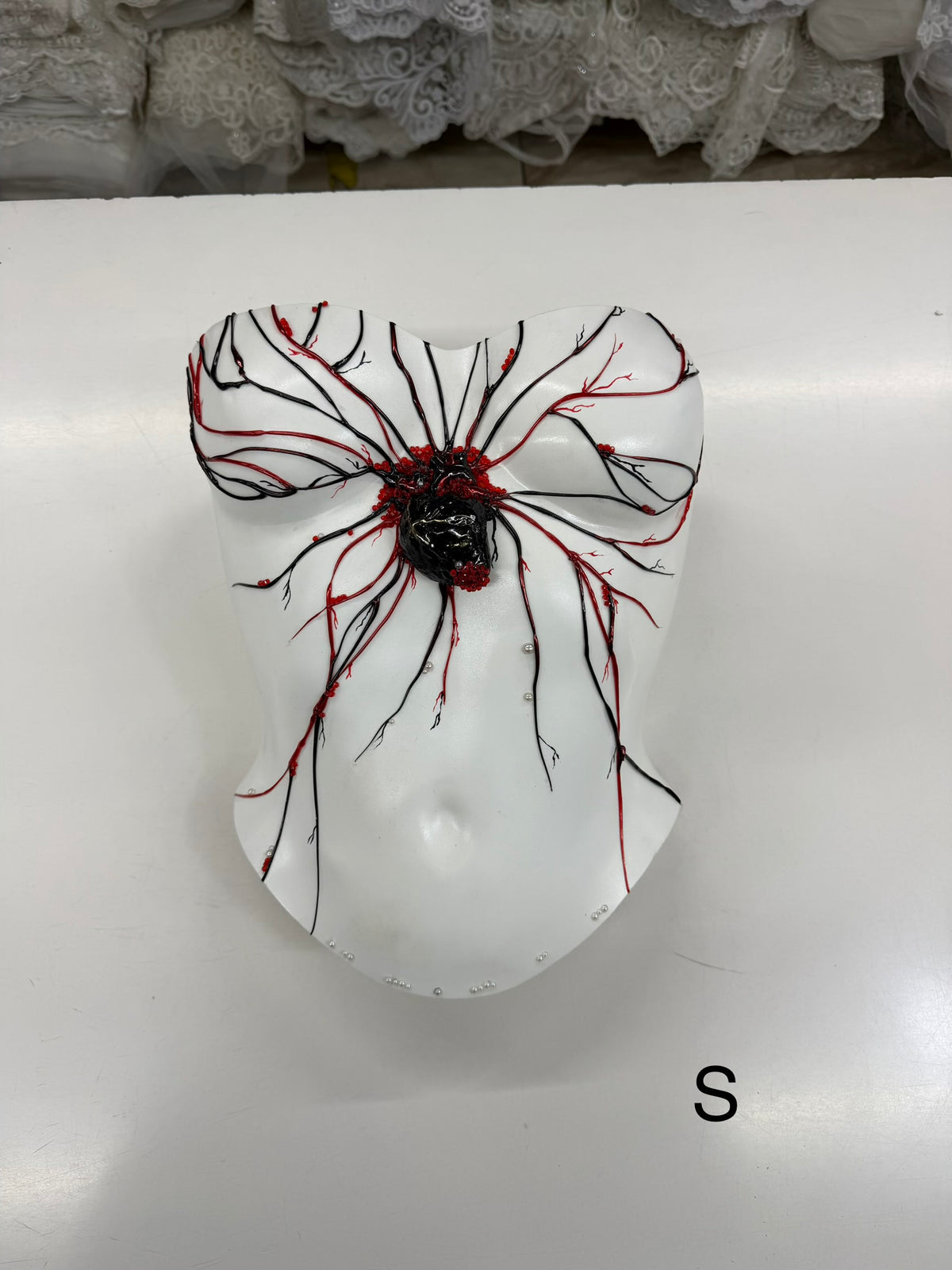 Small Mirror Corset (White)