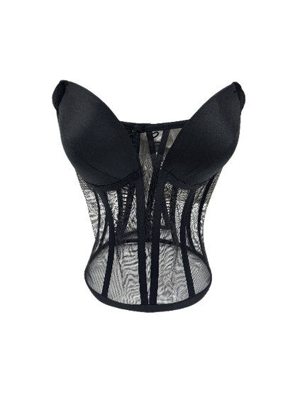 Transparent corset
