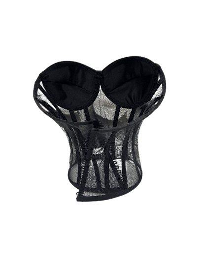 Transparent corset