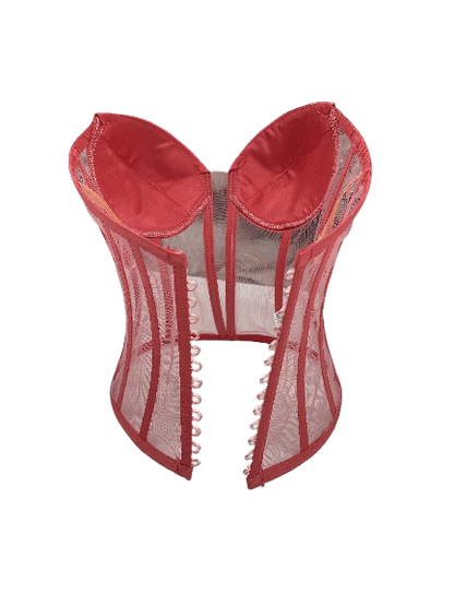 Transparent corset