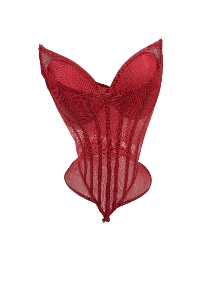 Transparent corset