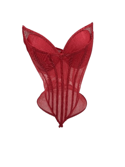 Transparent corset